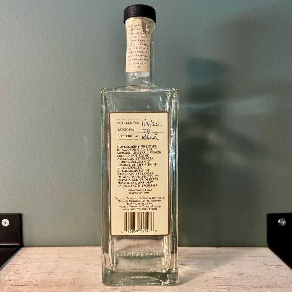 Big Horn Bourbon Whiskey Empty Liquor Alcohol Bottle | Crafts Upcycle Art